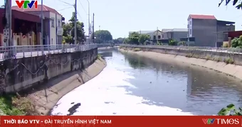 Kênh Kim Đôi (Bắc Ninh) ô nhiễm, bốc mùi hôi thối, người dân xây xẩm, choáng váng mỗi lần đi qua