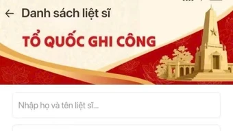 Kết nối thân nhân liệt sĩ trên ứng dụng VNeID