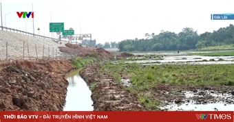 Khắc phục bồi lấp kênh mương do thi công cao tốc