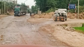 Khắc phục ô nhiễm môi trường đường 269B ở Thái Nguyên