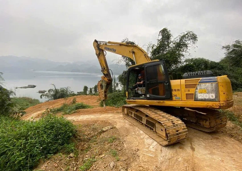 Khắc phục sai phạm lấn hồ du lịch cấp quốc gia tại Đà Bắc