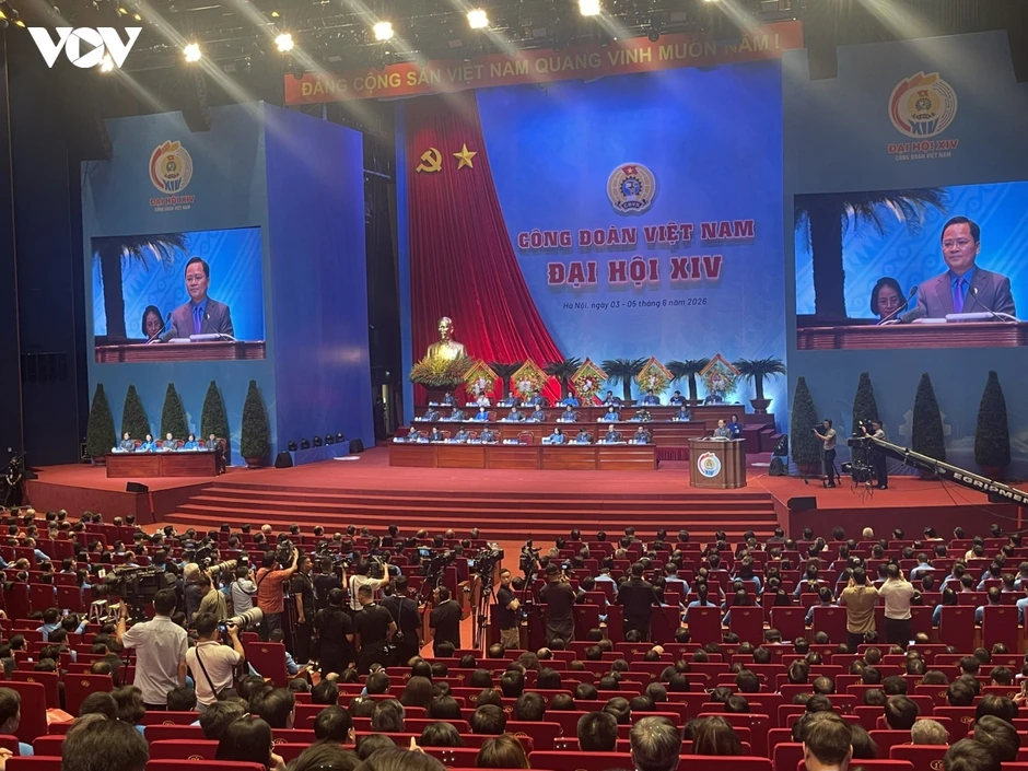 Khai mạc Phiên trọng thể Đại hội XIV Công đoàn Việt Nam