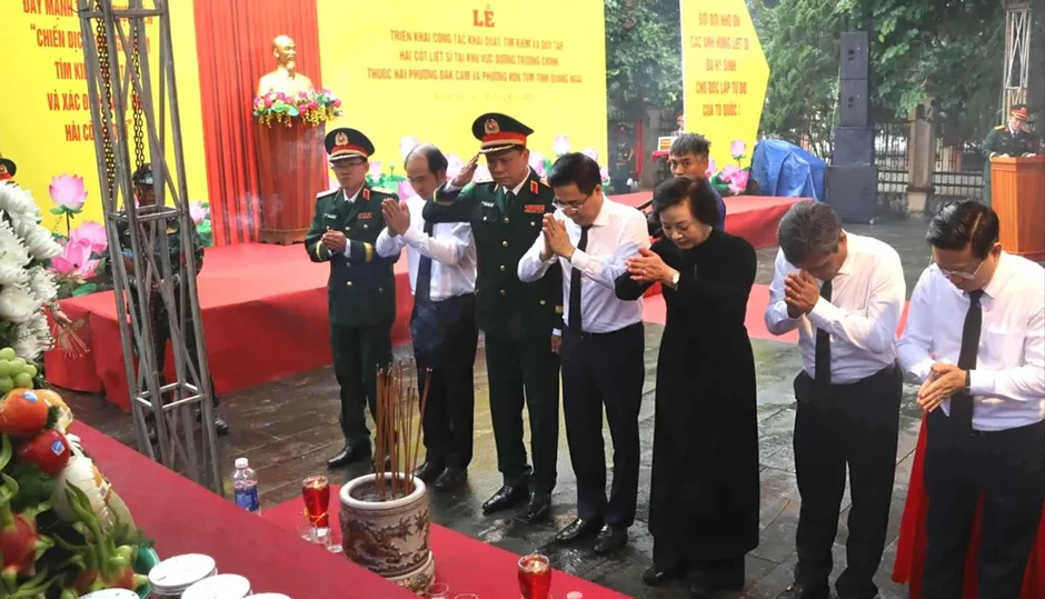 Khai quật, quy tập hài cốt liệt sĩ ở 2 phường Đăk Cấm và Kon Tum Khai quật, quy tập hài cốt liệt sĩ ở 2 phường Đăk Cấm và Kon Tum