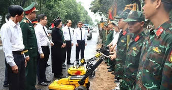 Khai quật, quy tập hài cốt liệt sĩ ở 2 phường Đăk Cấm và Kon Tum