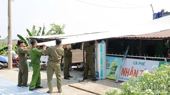 Khẩn trương hỗ trợ 49 hộ dân và 1 điểm trường học bị thiệt hại do thiên tai