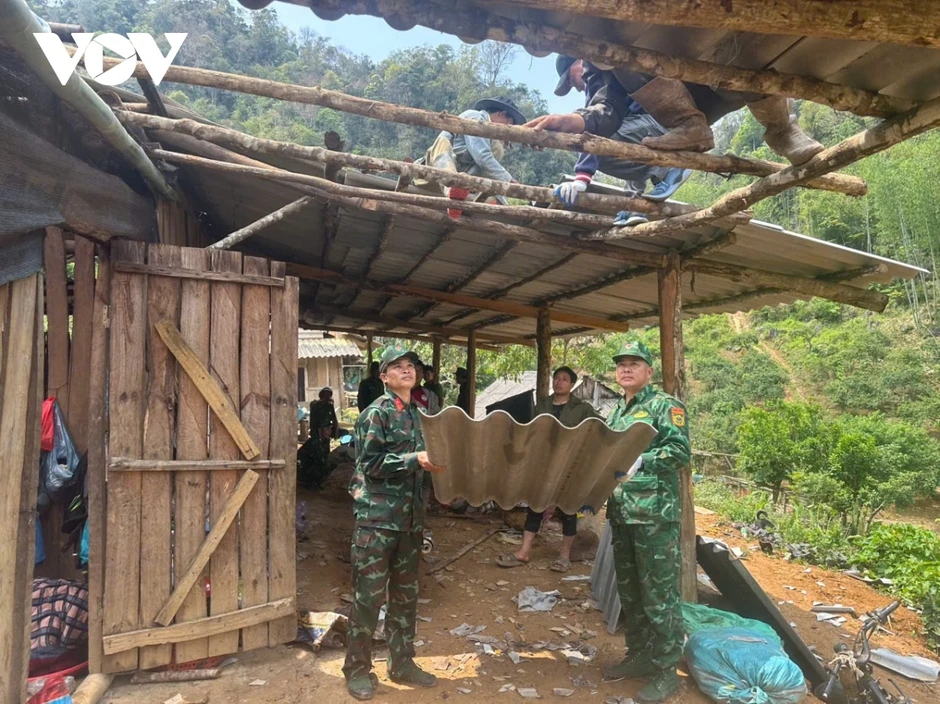Khẩn trương khắc phục hậu quả mưa đá, gió lốc ở Phiêng Khoài, Sơn La Khẩn trương khắc phục hậu quả mưa đá, gió lốc ở Phiêng Khoài, Sơn La