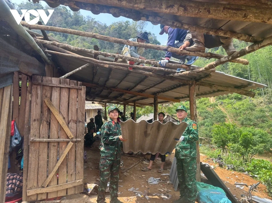 Khẩn trương khắc phục hậu quả mưa đá, gió lốc ở Phiêng Khoài, Sơn La Khẩn trương khắc phục hậu quả mưa đá, gió lốc ở Phiêng Khoài, Sơn La