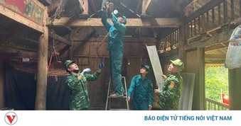 Khẩn trương khắc phục hậu quả mưa đá, gió lốc ở Phiêng Khoài, Sơn La