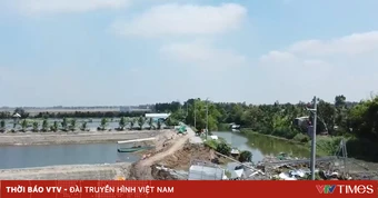 Khẩn trương khắc phục sạt lở kênh Tân Thành (Đồng Tháp)
