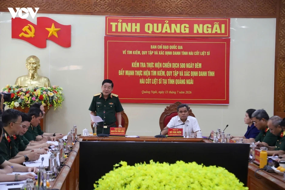 Khẩn trương rà soát, xác minh 6 khu vực nghi có hài cốt liệt sĩ tại Quảng Ngãi Khẩn trương rà soát, xác minh 6 khu vực nghi có hài cốt liệt sĩ tại Quảng Ngãi