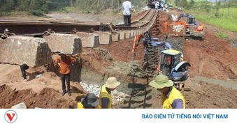 Khẩn trương sửa chữa đường sắt Bắc-Nam qua Đắk Lắk