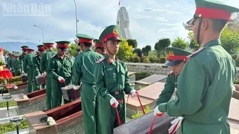 Khánh Hòa tổ chức lễ truy điệu, an táng 8 hài cốt liệt sĩ