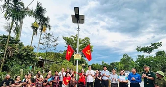 Khánh thành công trình Ánh sáng đường biên