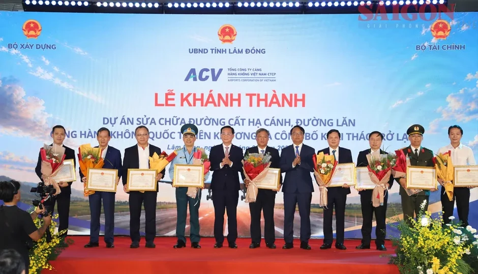Khánh thành dự án nâng cấp sân bay Liên Khương Khánh thành dự án nâng cấp sân bay Liên Khương