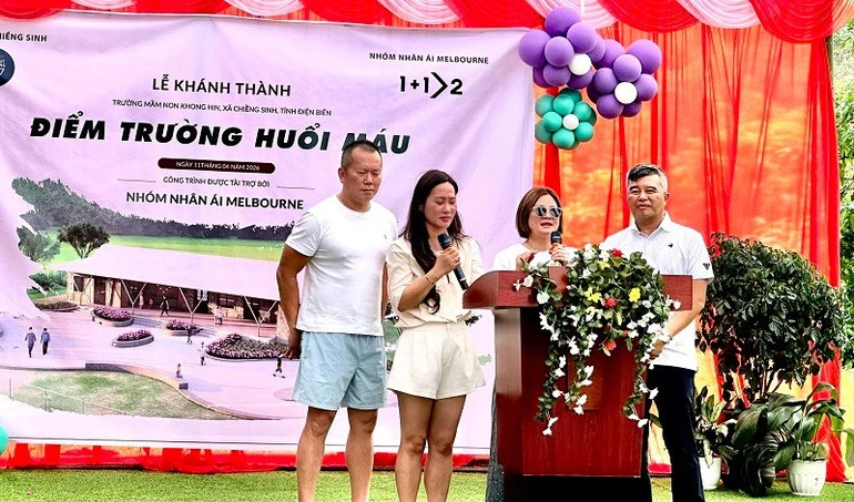 Khánh thành, đưa điểm trường Huổi Máu vào sử dụng Khánh thành, đưa điểm trường Huổi Máu vào sử dụng