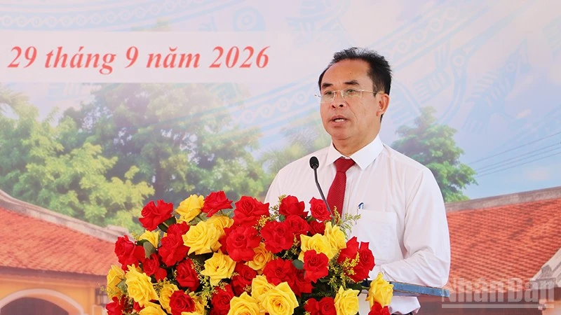 Khánh thành Khu phát huy giá trị di tích Nhà lưu niệm Cụ Huỳnh Thúc Kháng Khánh thành Khu phát huy giá trị di tích Nhà lưu niệm Cụ Huỳnh Thúc Kháng
