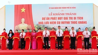 Khánh thành Khu phát huy giá trị di tích Nhà lưu niệm Cụ Huỳnh Thúc Kháng