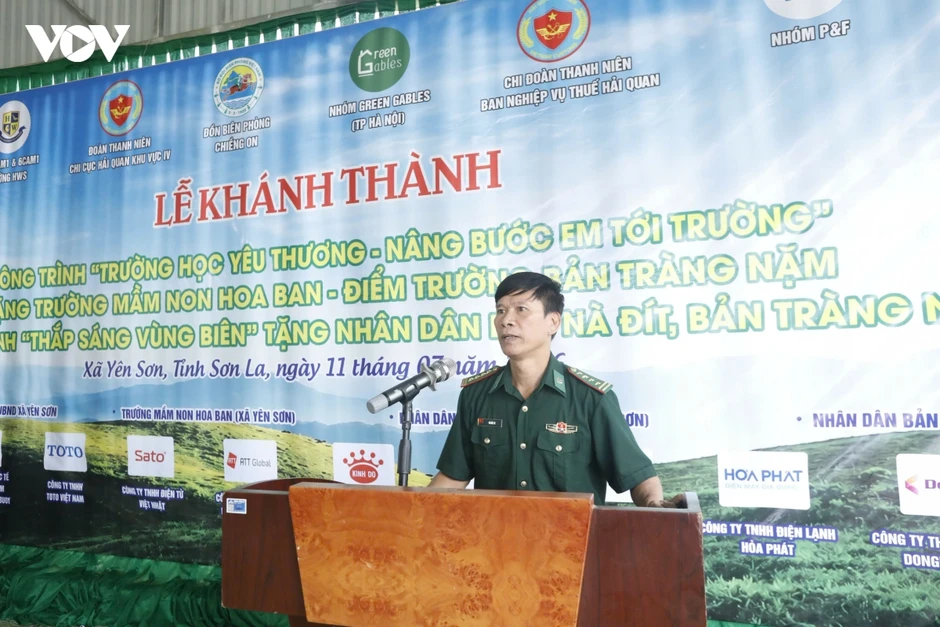 Khánh thành trường học và công trình thắp sáng vùng biên ở Sơn La Khánh thành trường học và công trình thắp sáng vùng biên ở Sơn La