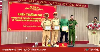 Khen thưởng tài xế xe ôm công nghệ cùng 2 CSGT tóm gọn tên trộm ở Huế