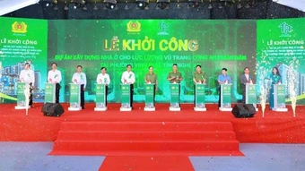 Khởi công dự án nhà ở xã hội cho lực lượng công an nhân dân tại Nghệ An