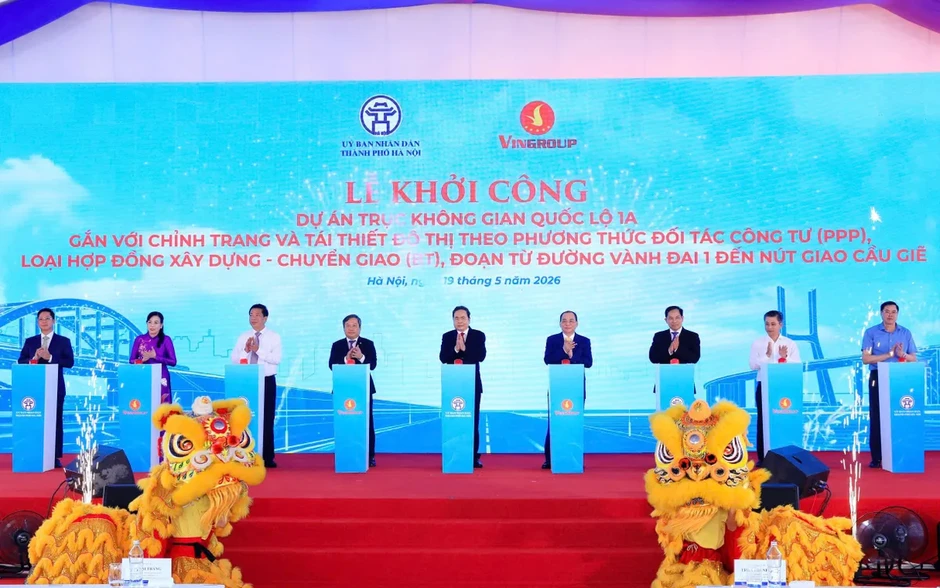 Khởi công mở rộng Quốc lộ 1A đoạn Vành đai 1 - Cầu Giẽ với tổng đầu tư gần 162.000 tỷ đồng Khởi công mở rộng Quốc lộ 1A đoạn Vành đai 1 - Cầu Giẽ với tổng đầu tư gần 162.000 tỷ đồng