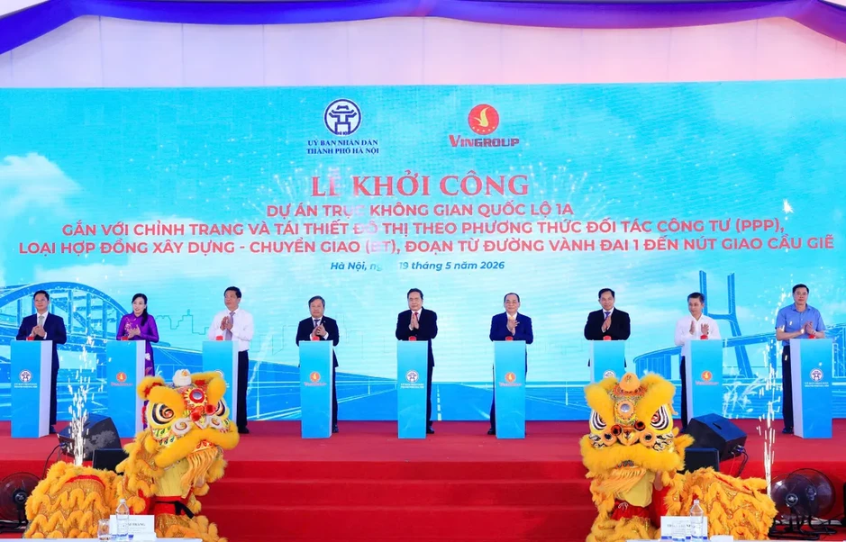 Khởi công mở rộng Quốc lộ 1A đoạn Vành đai 1 - Cầu Giẽ với tổng đầu tư gần 162.000 tỷ đồng Khởi công mở rộng Quốc lộ 1A đoạn Vành đai 1 - Cầu Giẽ với tổng đầu tư gần 162.000 tỷ đồng