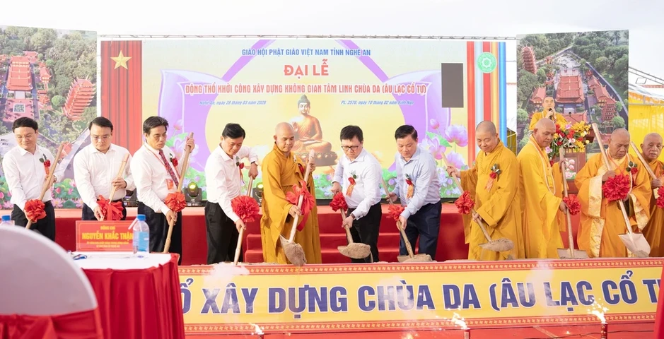 Khởi công xây dựng không gian tâm linh Chùa Da, nơi thờ tự 534 nhà báo liệt sĩ Khởi công xây dựng không gian tâm linh Chùa Da, nơi thờ tự 534 nhà báo liệt sĩ