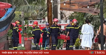 Khống chế nhanh vụ cháy tại khu dịch vụ ven biển ở Tuy Hòa