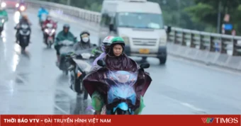 Không khí lạnh tràn về, Bắc Bộ mưa dông, trời chuyển mát từ chiều 3/5