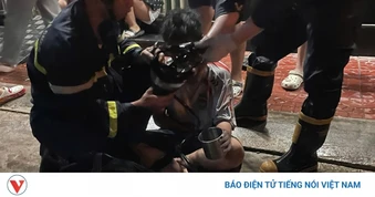 Kịp thời giải cứu 2 thiếu niên khỏi đám cháy trong căn nhà 3 tầng ở Gia Lai
