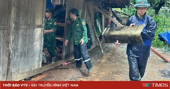 Lai Châu: Bộ đội Biên phòng giúp dân khắc phục hậu quả mưa lớn