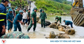 Lai Châu: Tìm thấy nam thanh niên bị lũ cuốn khi qua đập tràn