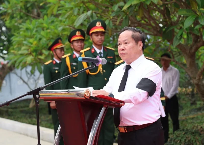 Lai Châu: Truy điệu, an táng 47 hài cốt liệt sĩ hy sinh từ 75 năm trước Lai Châu: Truy điệu, an táng 47 hài cốt liệt sĩ hy sinh từ 75 năm trước