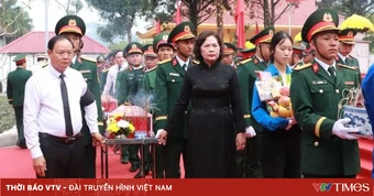 Lai Châu: Truy điệu, an táng 47 hài cốt liệt sĩ hy sinh từ 75 năm trước