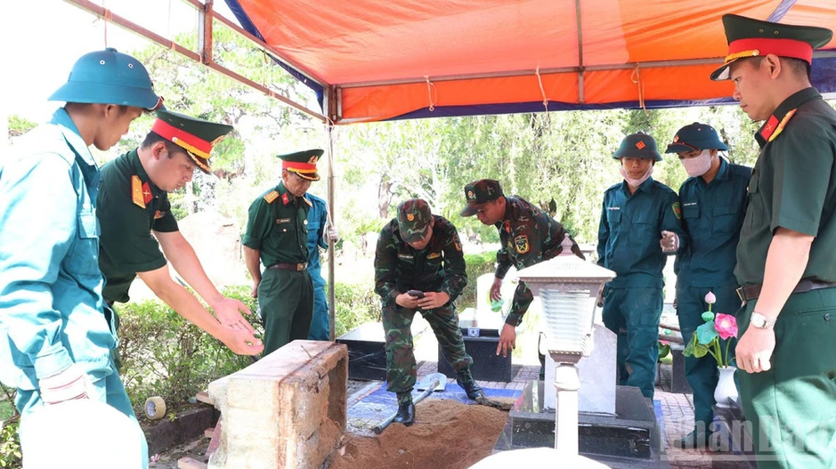 Lâm Đồng đẩy nhanh tiến độ tìm kiếm, xác định danh tính hài cốt liệt sĩ