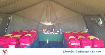 Lâm Đồng quy tập, lấy mẫu ADN 12 hài cốt liệt sĩ tại Chiến khu Lê