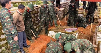 Lâm Đồng: Quy tập sáu hài cốt liệt sĩ về an táng tại Nghĩa trang liệt sĩ Đà Lạt