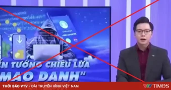 Làm giả video người dẫn chương trình VTV để quảng cáo