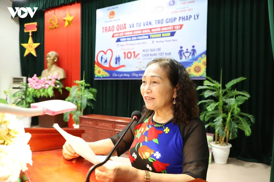 Lan tỏa tinh thần nhân ái và phổ biến pháp luật cho người khuyết tật