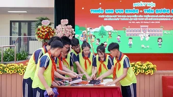 Lan tỏa tinh thần "Tuổi nhỏ làm việc nhỏ" trong thiếu nhi Thủ đô