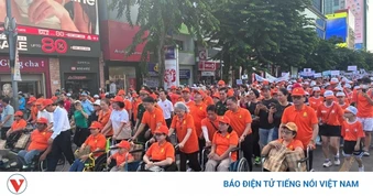 Lan tỏa yêu thương từ chương trình đi bộ vì nạn nhân da cam