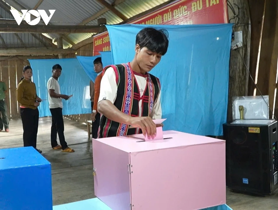 Làng Ba Na duy nhất ở Gia Lai bầu cử sớm Làng Ba Na duy nhất ở Gia Lai bầu cử sớm