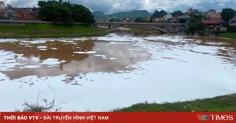 Lạng Sơn: Khẩn trương làm rõ việc xuất hiện bọt trắng tại cửa xả ra sông Kỳ Cùng