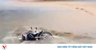 Lào Cai nhiều nơi nước chảy xiết, ngập úng vì mưa rất to