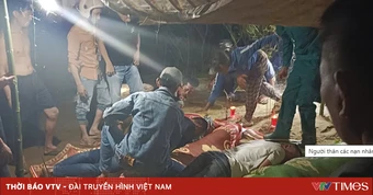 Lật thuyền trên sông Ngàn Phố, 4 người trong một gia đình tử vong