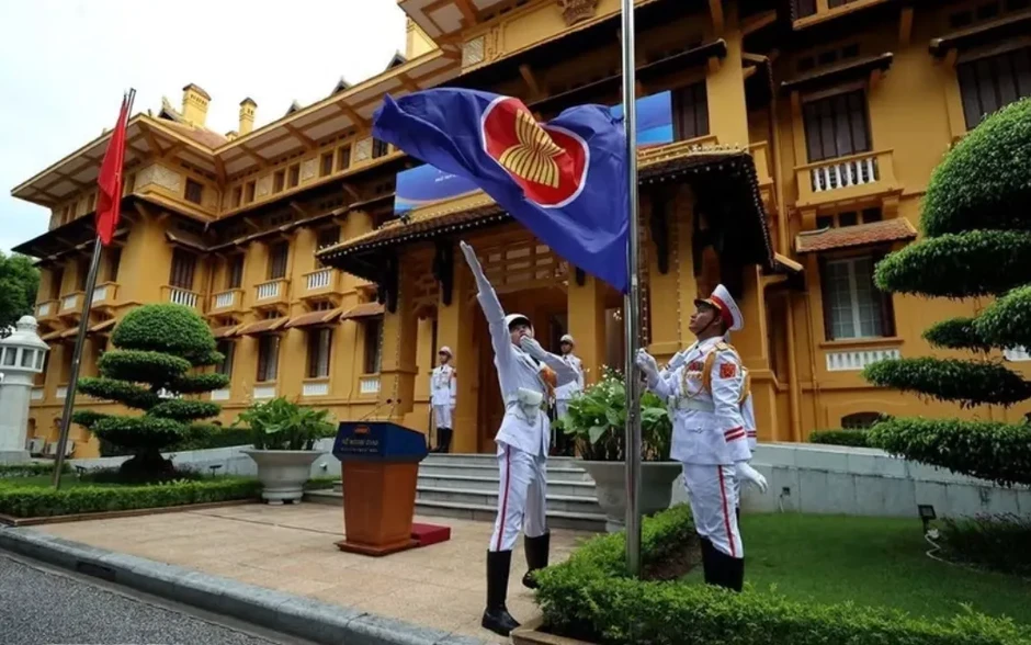 Lễ thượng cờ kỷ niệm 59 năm Ngày thành lập ASEAN Lễ thượng cờ kỷ niệm 59 năm Ngày thành lập ASEAN