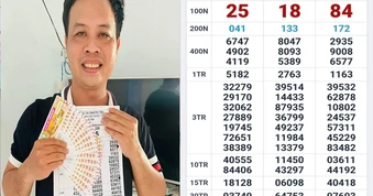 Lộ diện nhiều người trúng thưởng xổ số miền Nam vào sáng sớm 8-4
