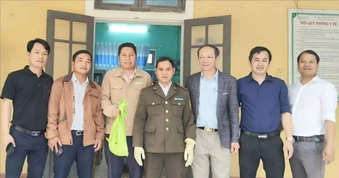 Loài động vật quý hiếm bất ngờ xuất hiện tại trường học ở Huế