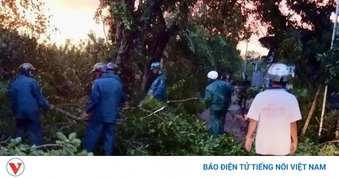 Lốc xoáy gây thiệt hại nhiều nhà dân tại Cà Mau