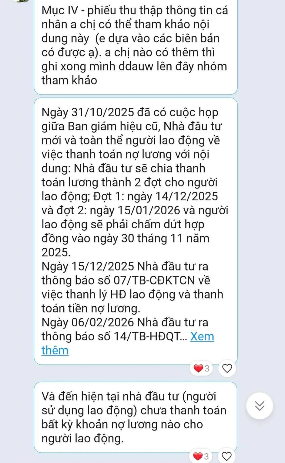 Lời kể của giảng viên trường cao đẳng ở TP.HCM bị nợ lương suốt 3 năm: “Có người làm shipper, người sửa máy để sống” Lời kể của giảng viên trường cao đẳng ở TP.HCM bị nợ lương suốt 3 năm: “Có người làm shipper, người sửa máy để sống”
